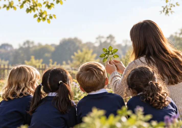 Children enjoying school life together