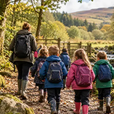 Pupils on a school trip